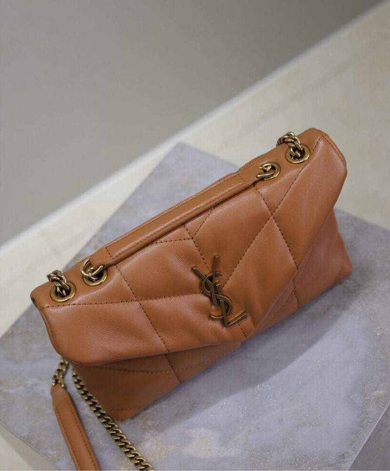 Saint Laurent Toy Puffer In Lambskin